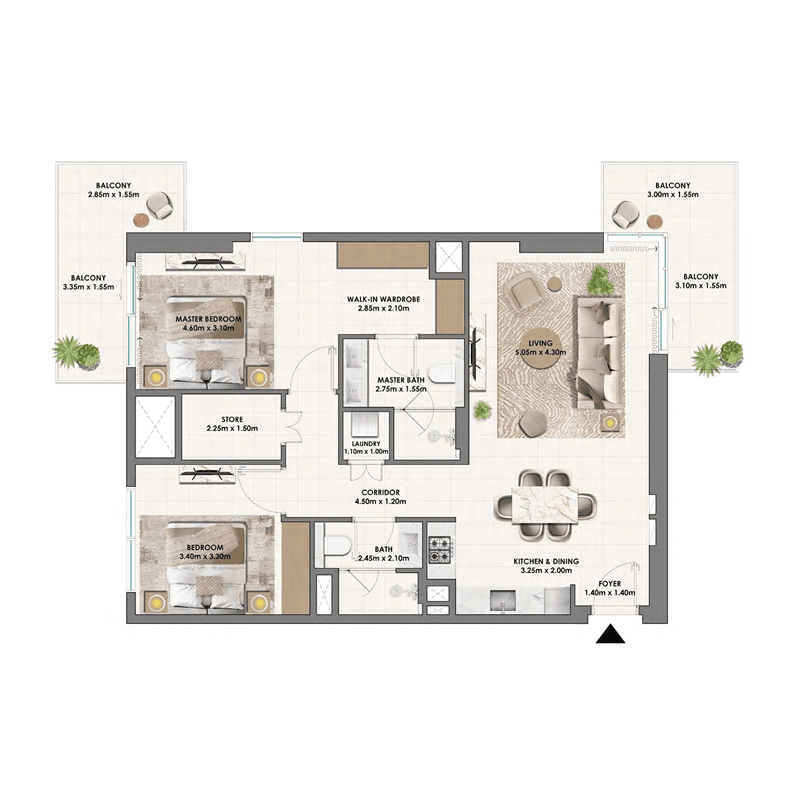 Apartment floor plan