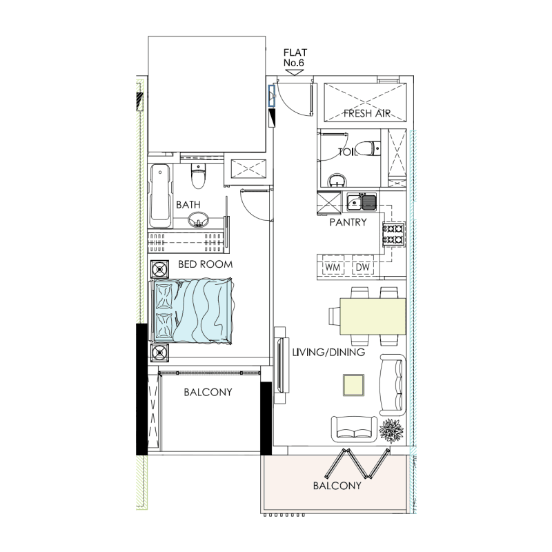Apartment floor plan