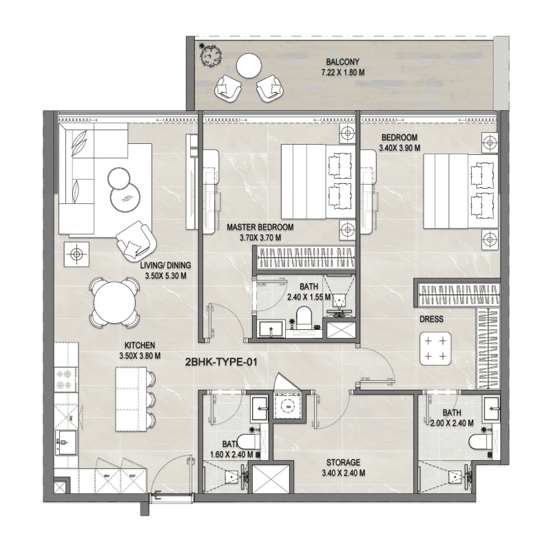 Apartment floor plan