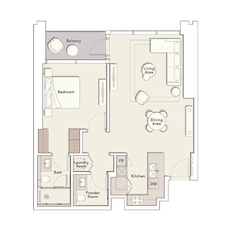 Apartment floor plan