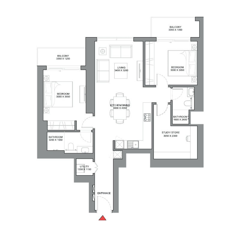 Apartment floor plan