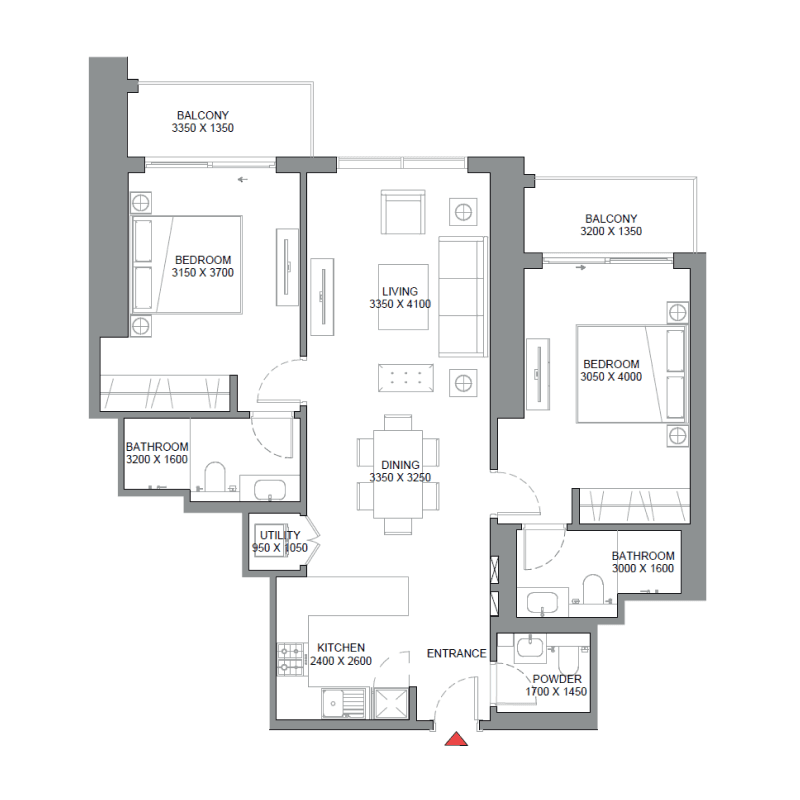 Apartment floor plan
