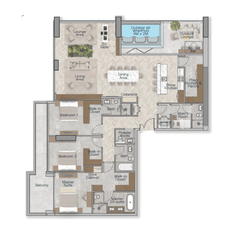 Apartment floor plan