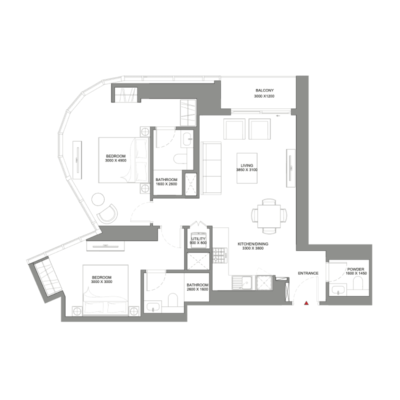 Apartment floor plan