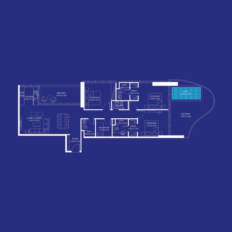 Apartment floor plan