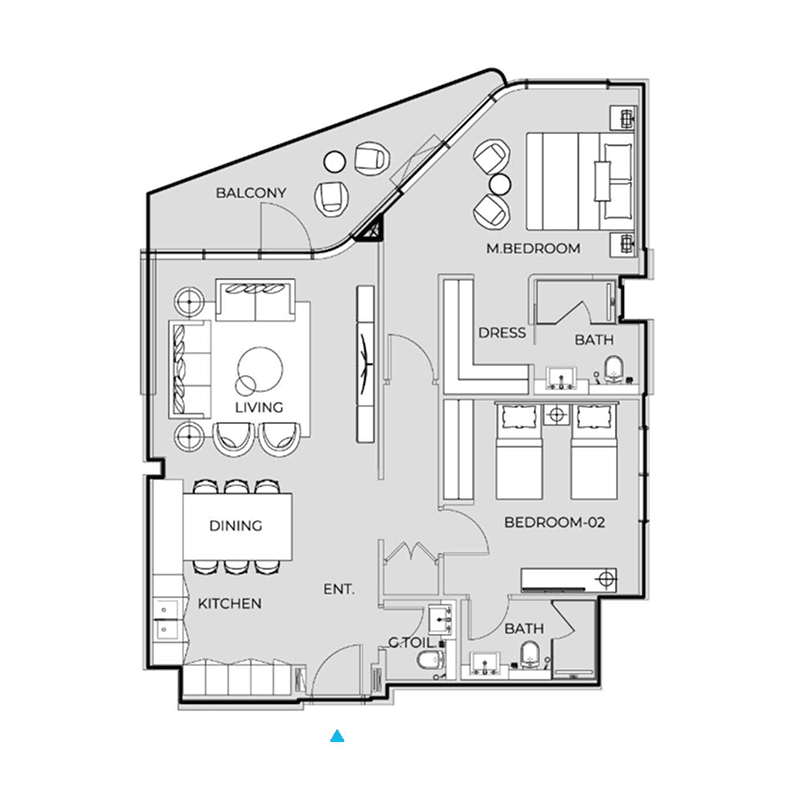 Apartment floor plan