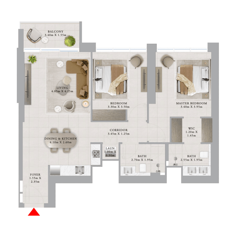 Apartment floor plan