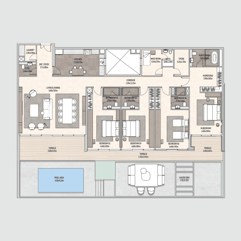 Apartment floor plan