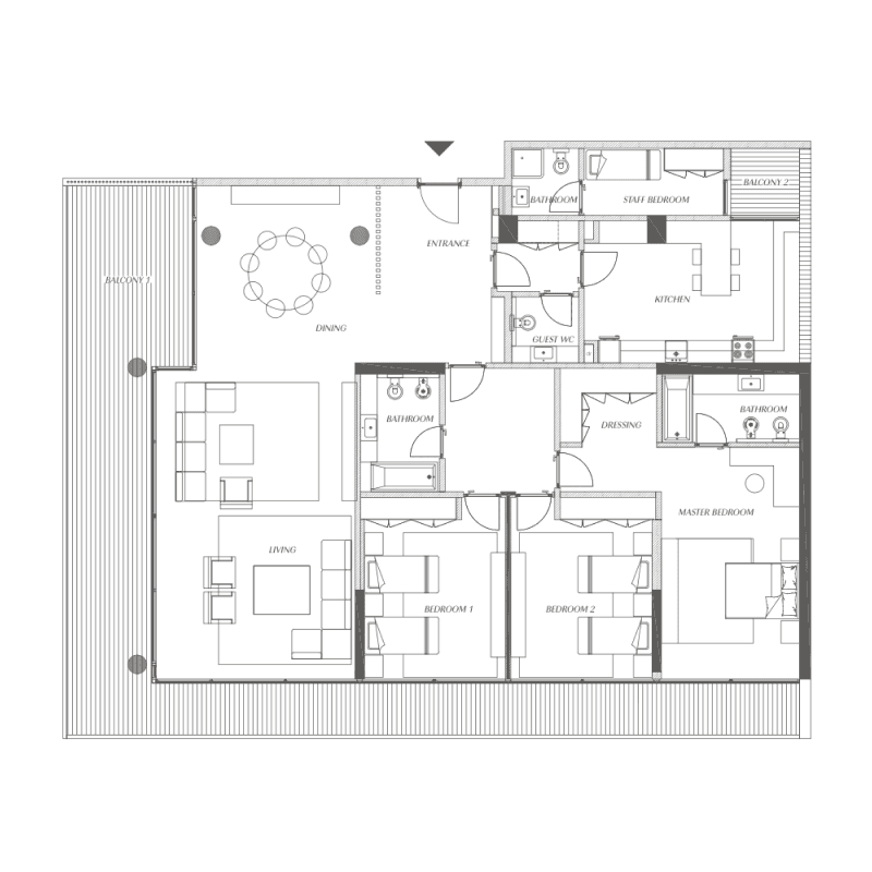 Apartment floor plan