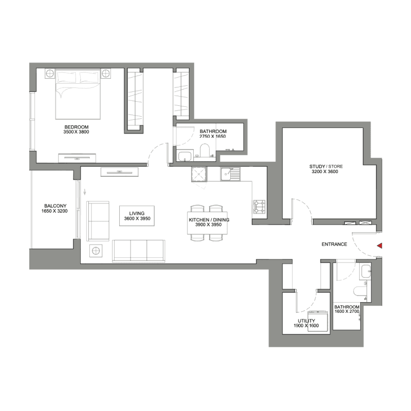 Apartment floor plan