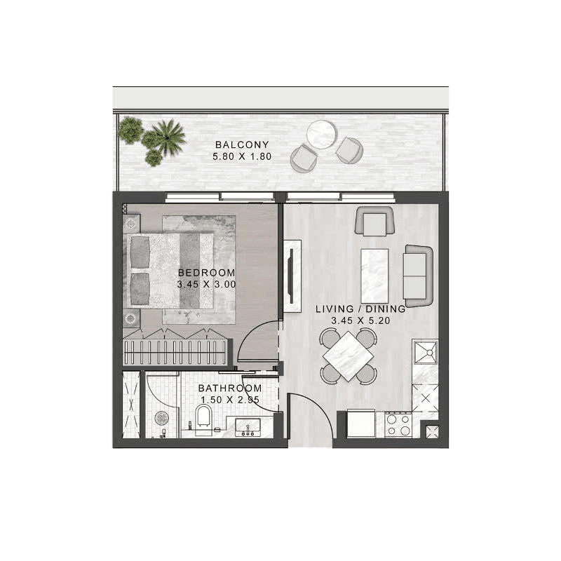 Apartment floor plan