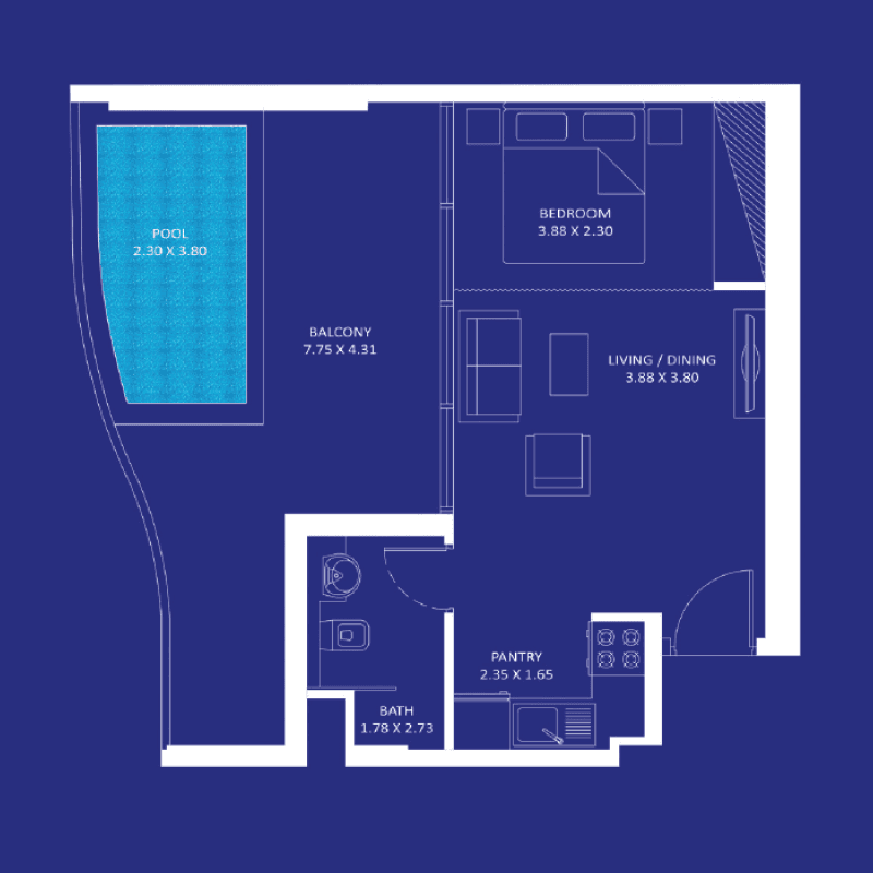Apartment floor plan
