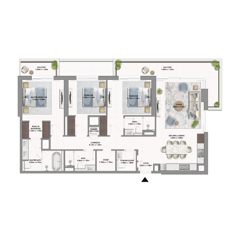 Apartment floor plan