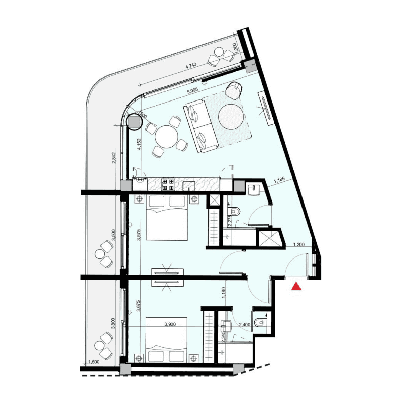 Apartment floor plan