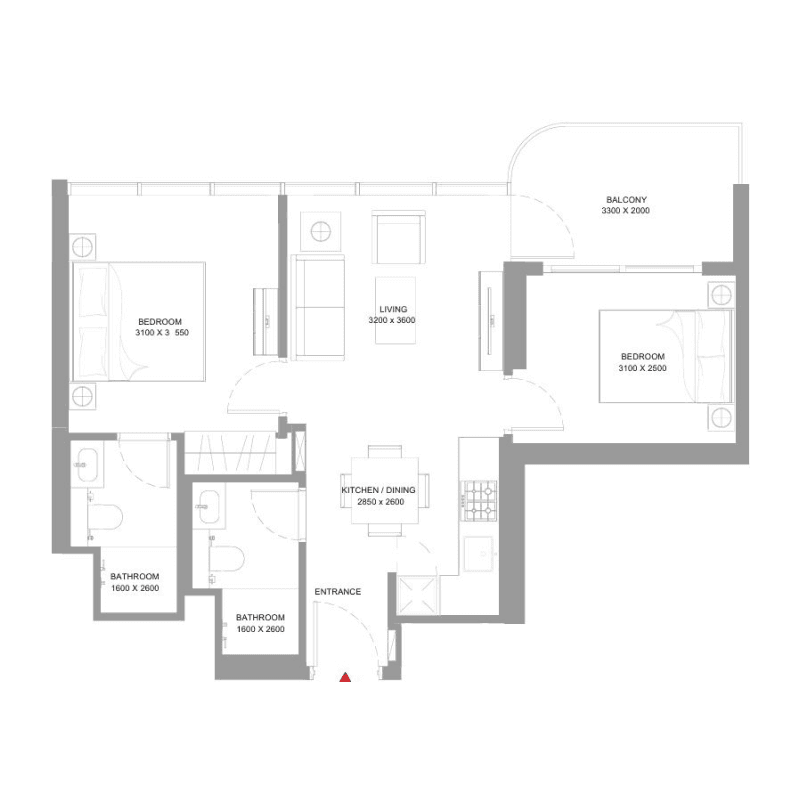 Apartment floor plan