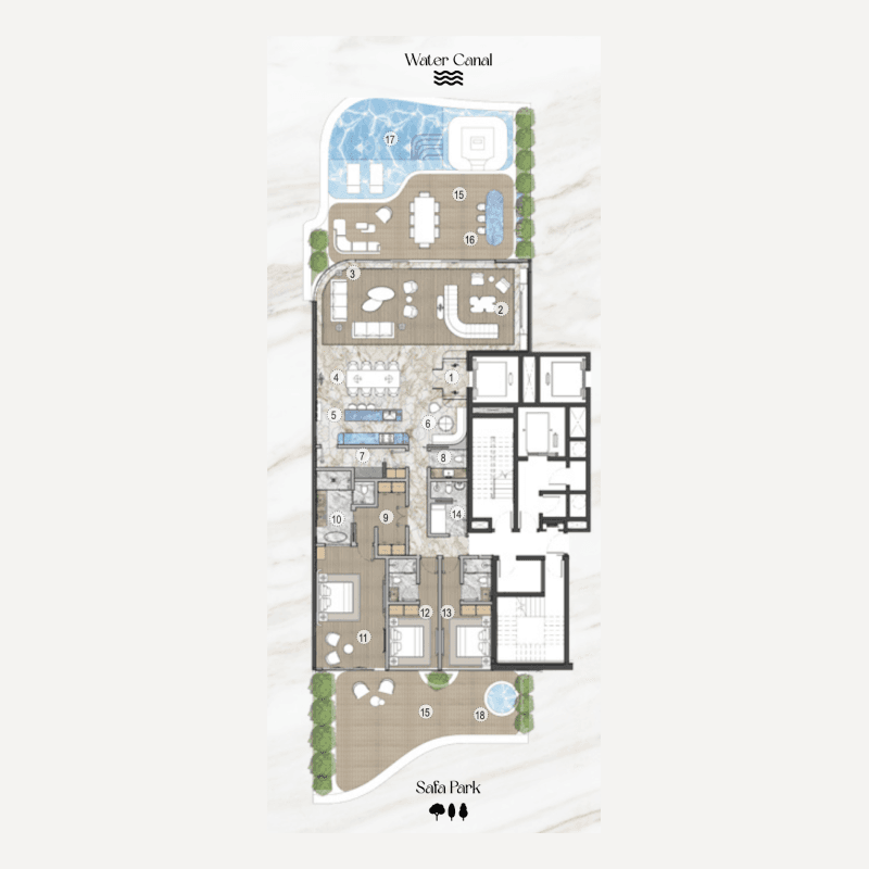 Apartment floor plan