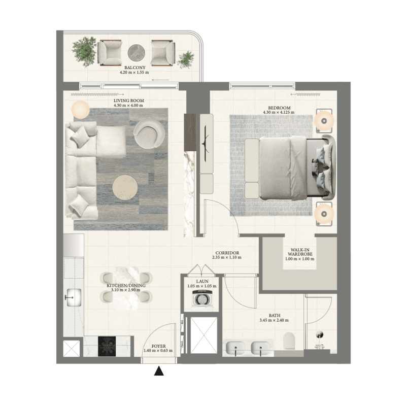 Apartment floor plan
