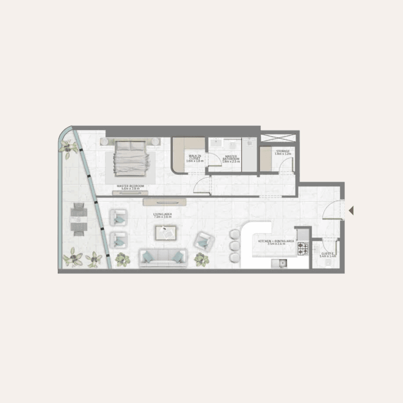 Apartment floor plan