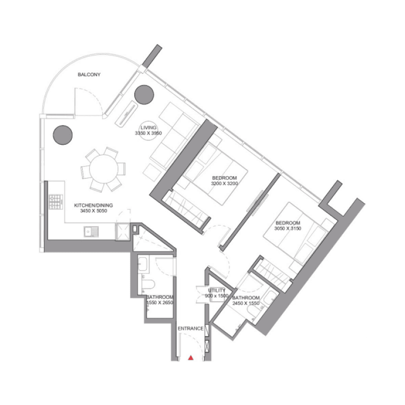 Apartment floor plan