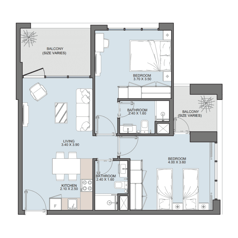Apartment floor plan