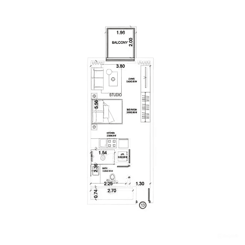 Apartment floor plan