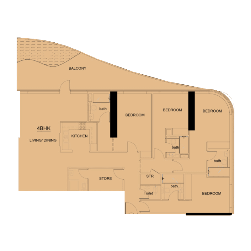 Apartment floor plan