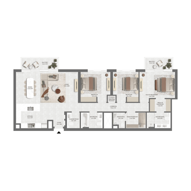 Apartment floor plan