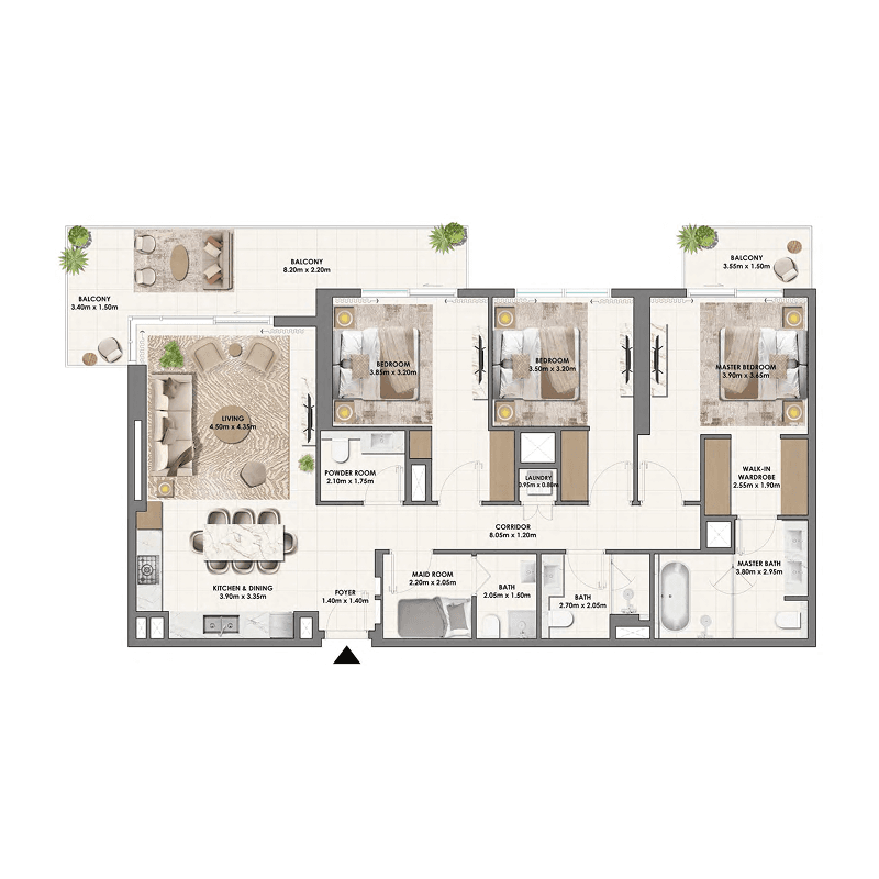 Apartment floor plan