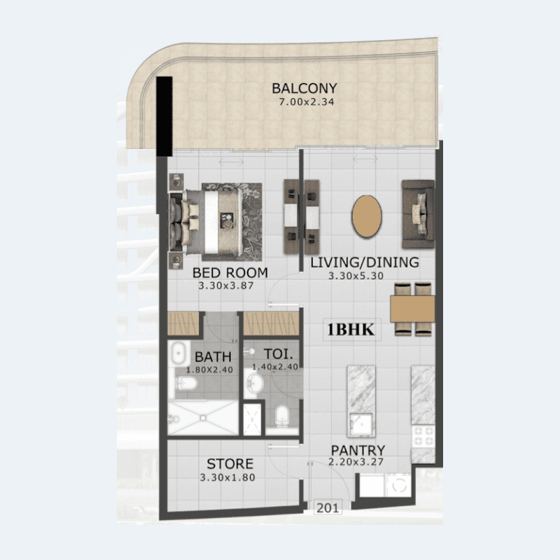 Apartment floor plan