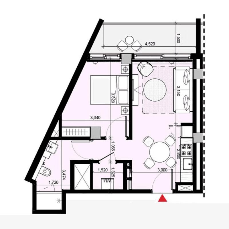 Apartment floor plan