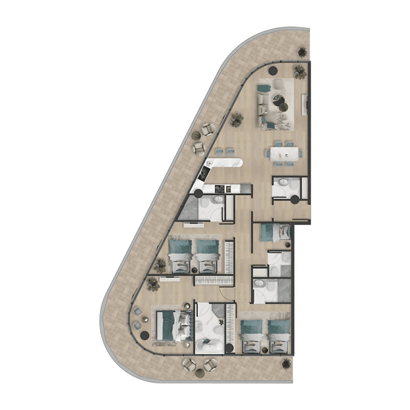 Apartment floor plan