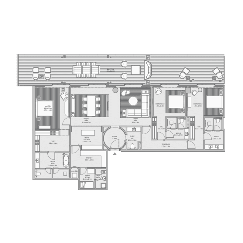 Apartment floor plan