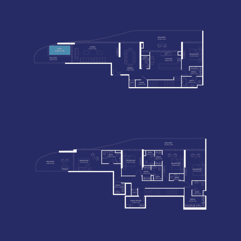 Apartment floor plan