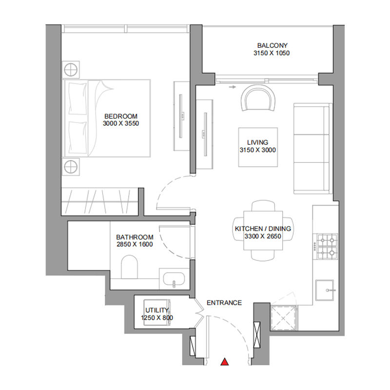 Apartment floor plan