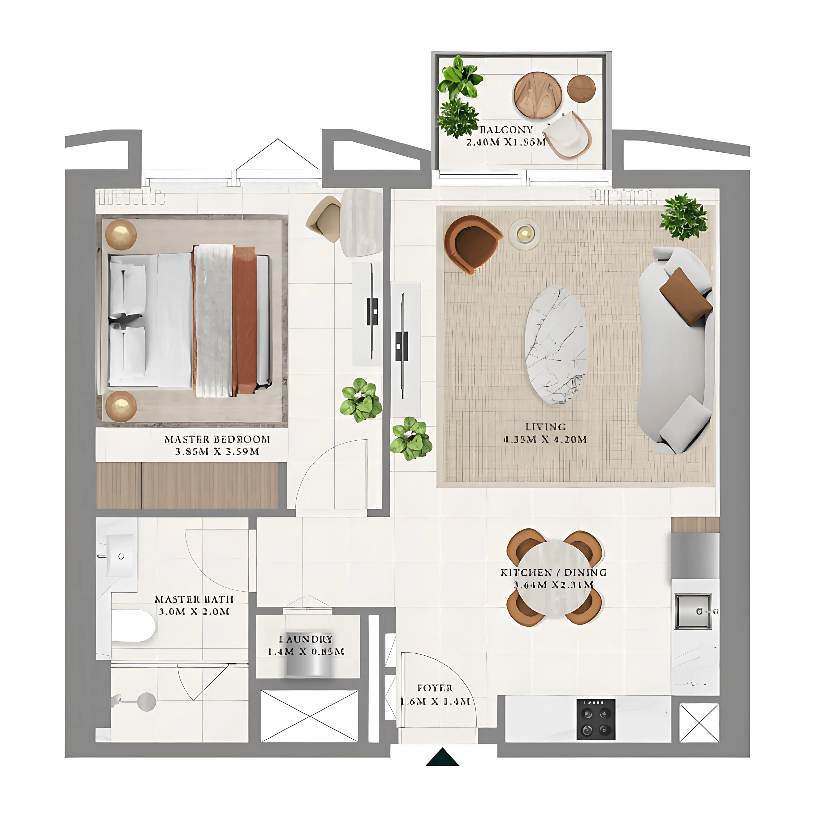 Apartment floor plan