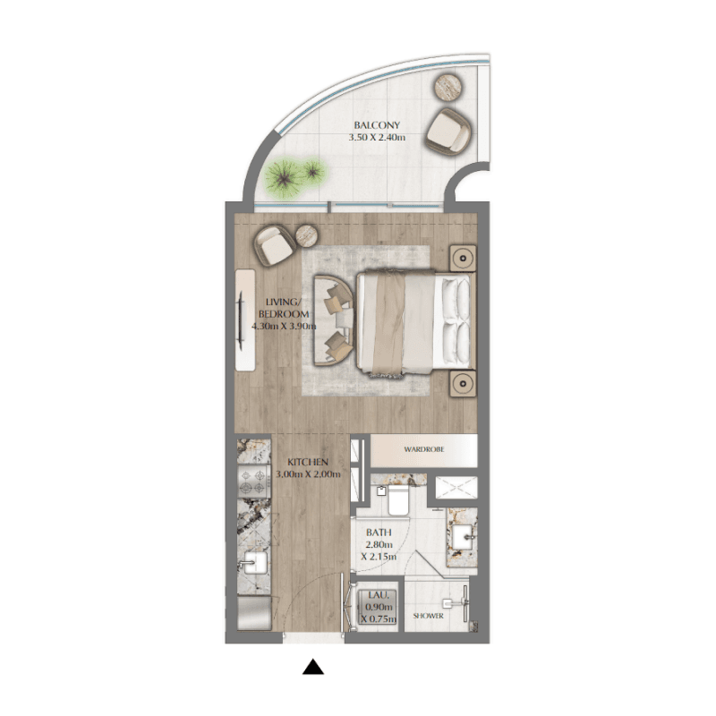Apartment floor plan