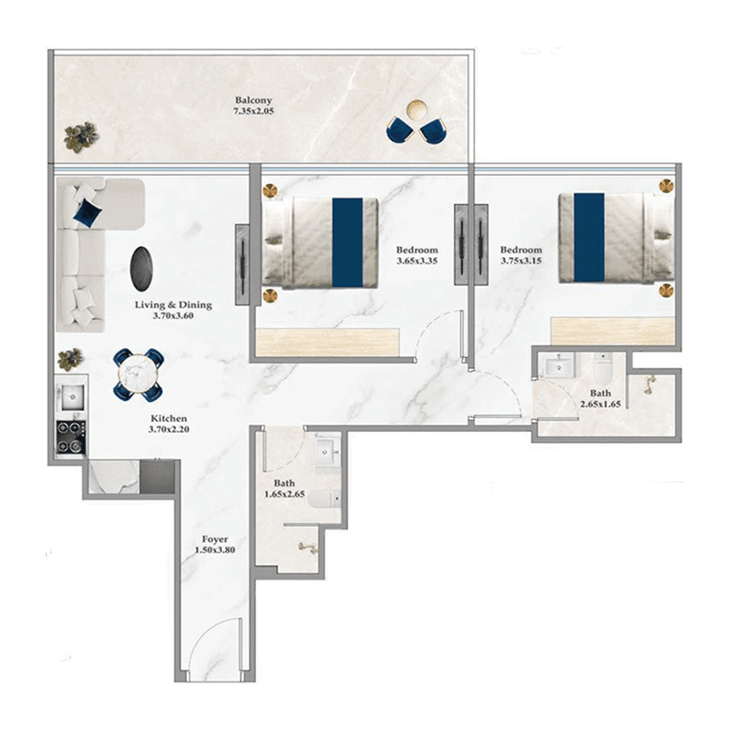 Apartment floor plan