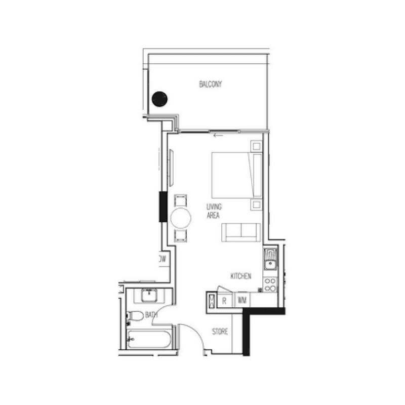 Apartment floor plan