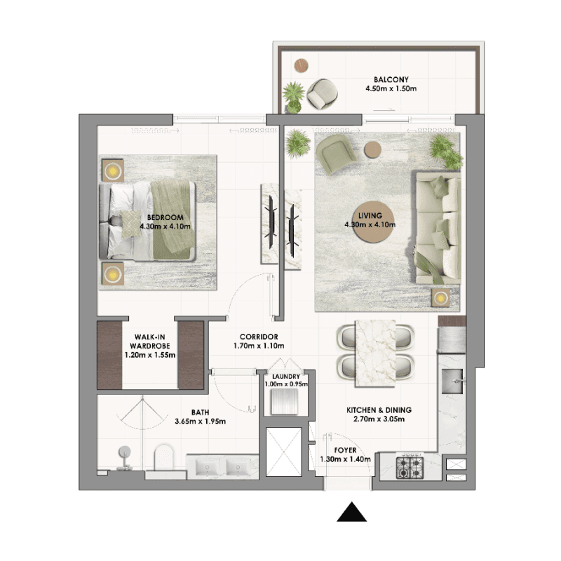Apartment floor plan