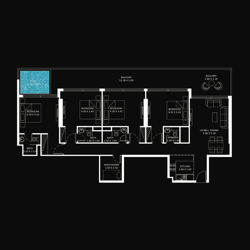 Apartment floor plan