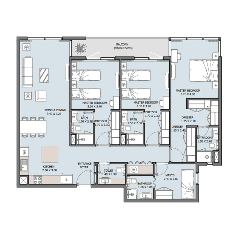 Apartment floor plan