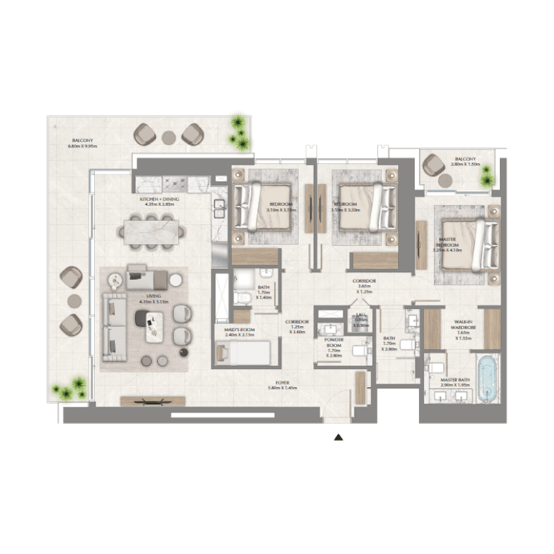 Apartment floor plan