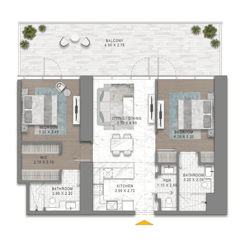 Apartment floor plan