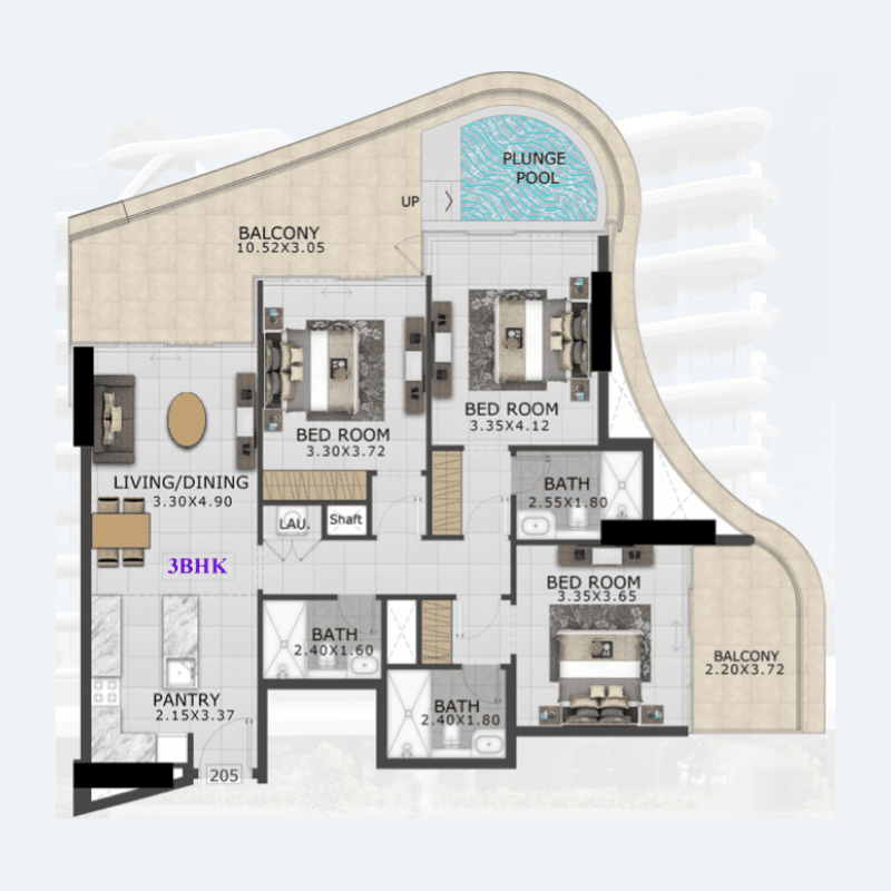 Apartment floor plan