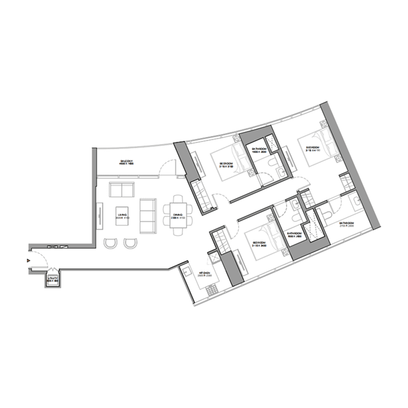 Apartment floor plan