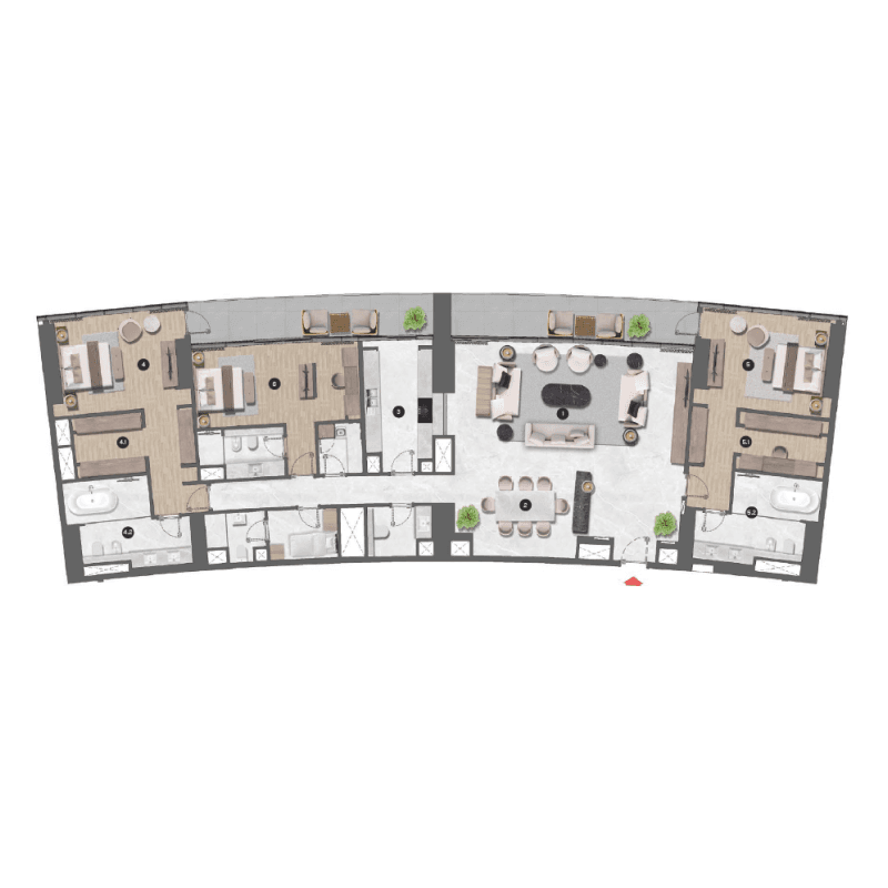 Apartment floor plan