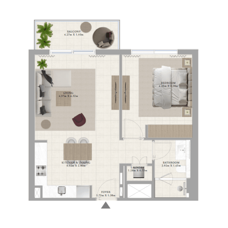 Apartment floor plan
