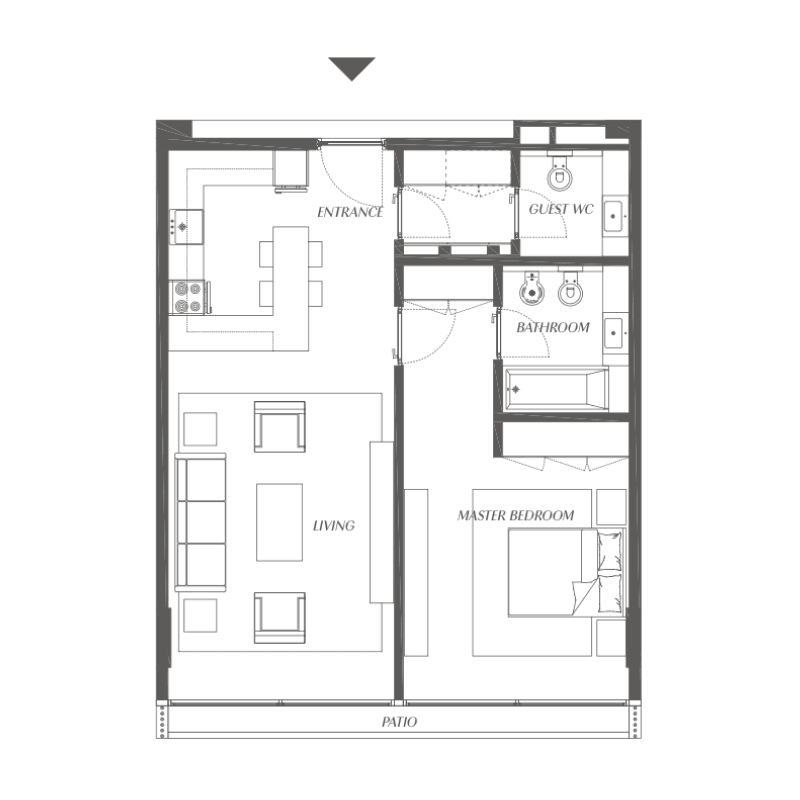 Apartment floor plan