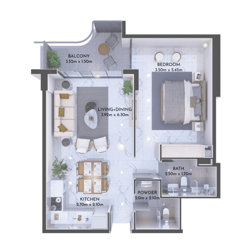 Apartment floor plan