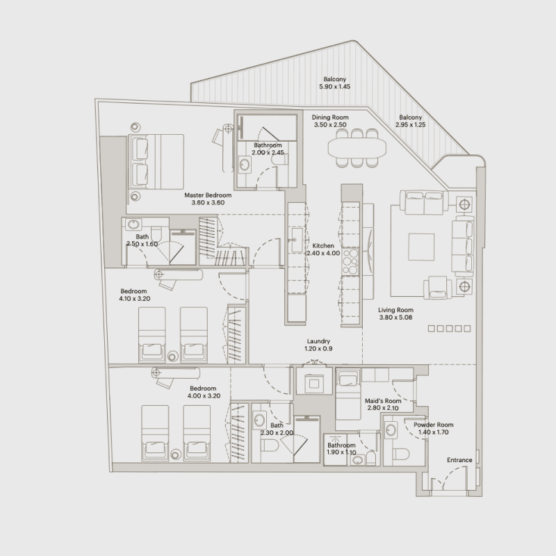 Apartment floor plan